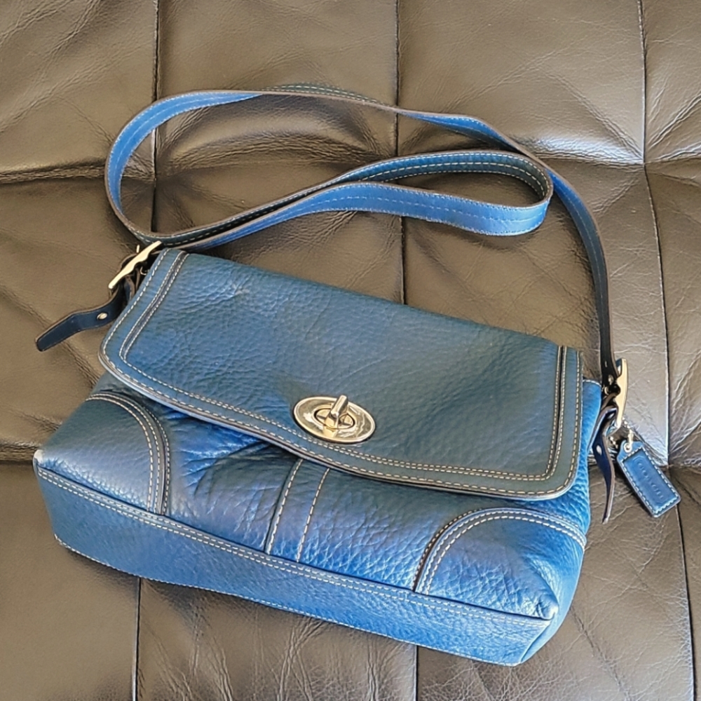 Coach leather crossbody purse